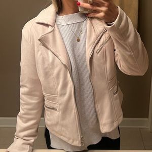 Scuba Faux Suede Moto Jacket
